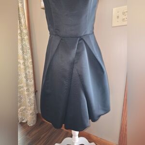 Express Strapless Black Dress with Elegant Design